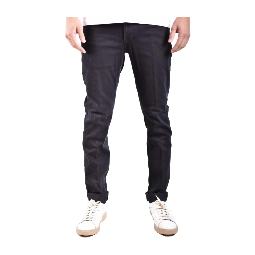 Dondup Klassieke Denim Jeans voor Heren Black Heren