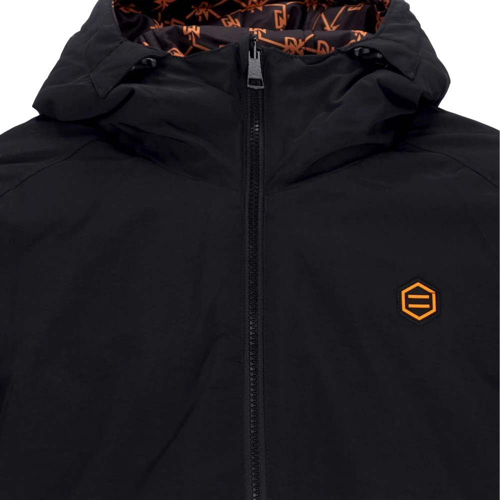 Dolly Noire Zwarte Monogram Omkeerbare Gewatteerde Jas Black Heren