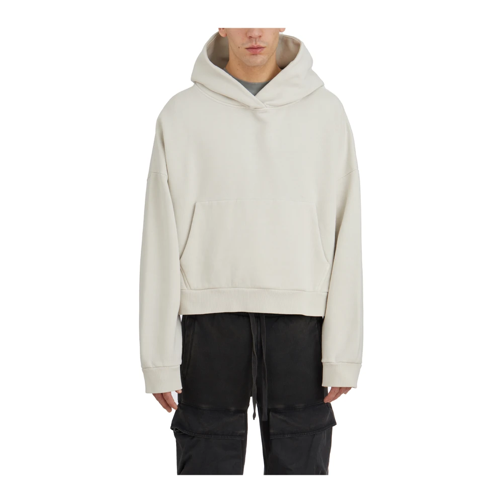 Entire Studios Zware Hooded Rijst Sweater White Heren