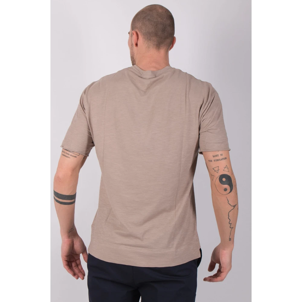 drykorn Stijlvolle Eros T-Shirt Schlamm Beige Heren