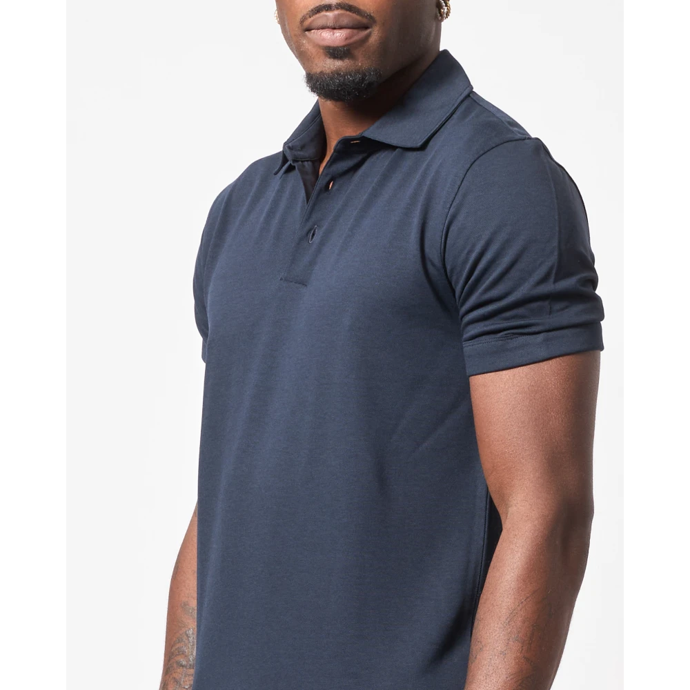 Hugo Boss Blauw Polo Shirt Regular Fit Blue Heren