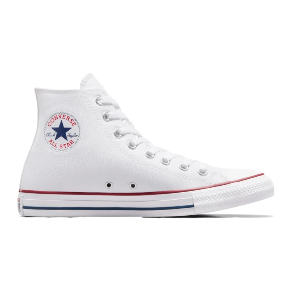 Converse Canvas Hoge Top Rubberen Zool Sneaker Heren Schoenen Wit