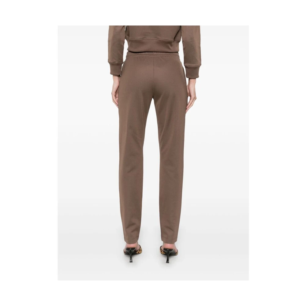 The Attico Chocoladebruine elastische taillebroek Brown Dames