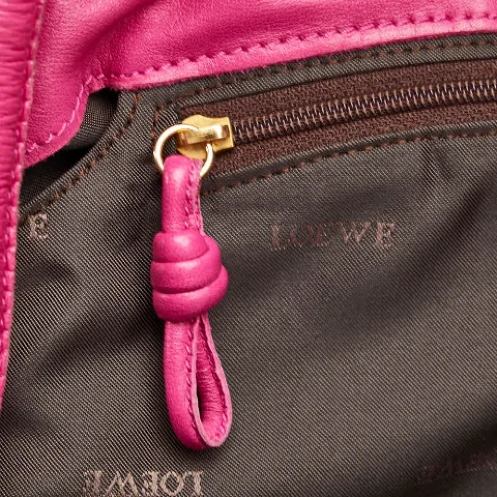 Loewe Pre-owned Leather handbags Pink Dames