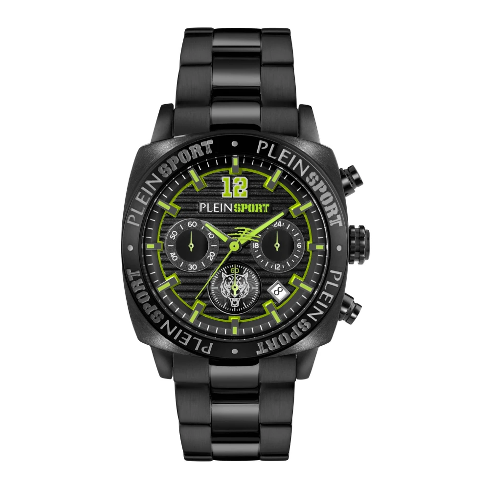 Philipp Plein Men's Black Wildcat Chrono Watch