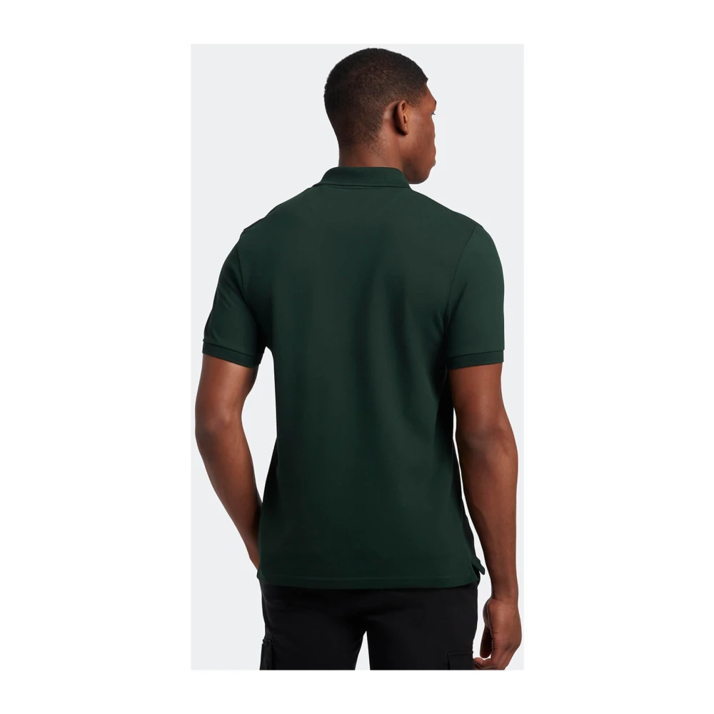 Lyle & Scott Klassieke Organische Polo Shirt Green Heren