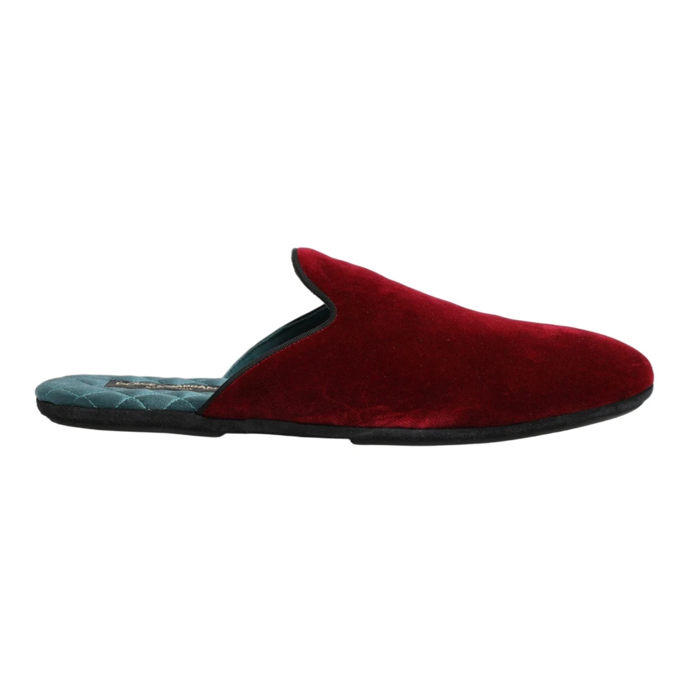 Dolce & Gabbana Men's Red Slippers, 12 Uk, Slides