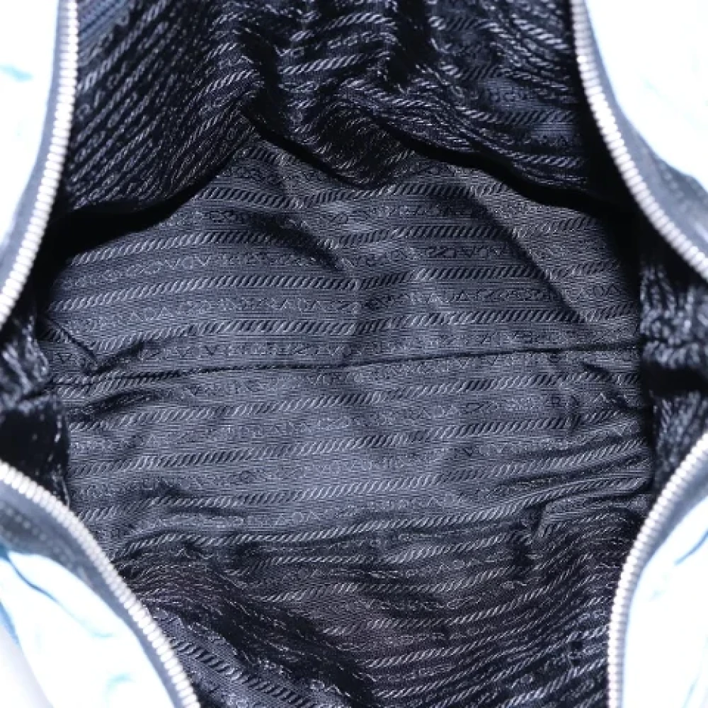 Prada Vintage Pre-owned Fabric totes Blue Dames