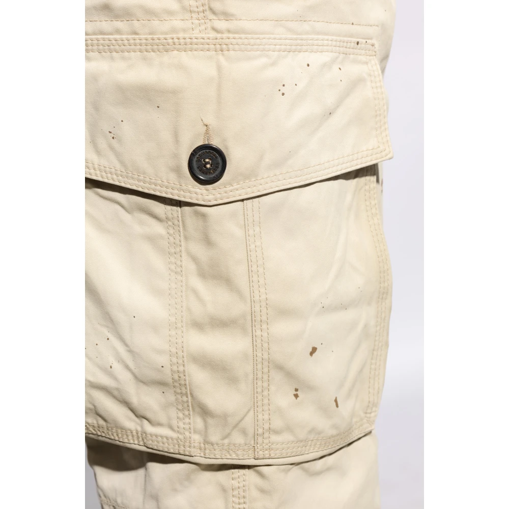 Dsquared2 Cyprus cargobroek Beige Heren