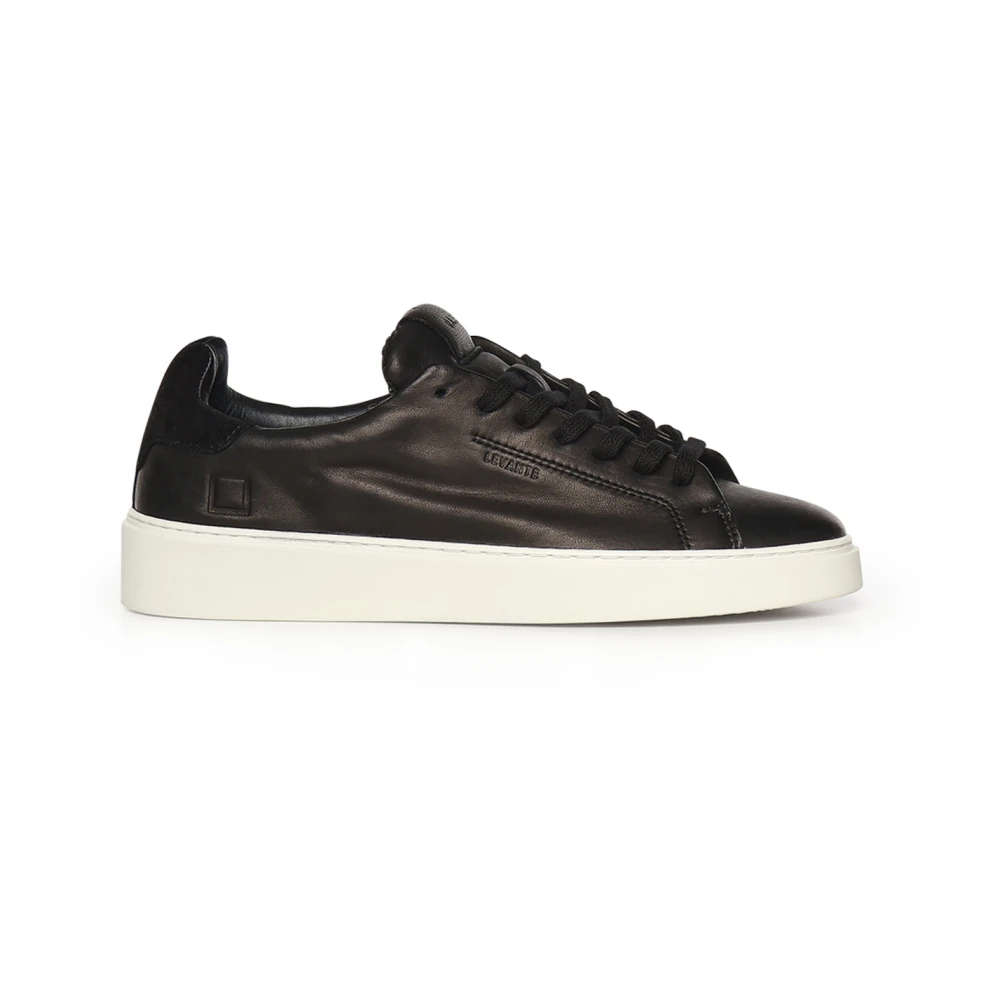 D.a.t.e. Men's Black Sneakers, 9 Uk, Levante Trainers
