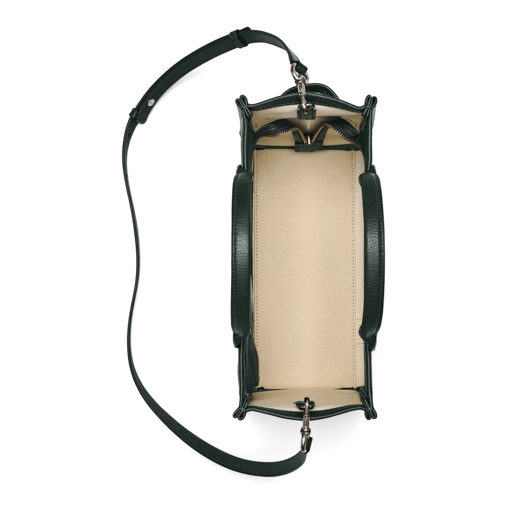 Marc Jacobs Groene leren crossbody tas met rits Green Dames