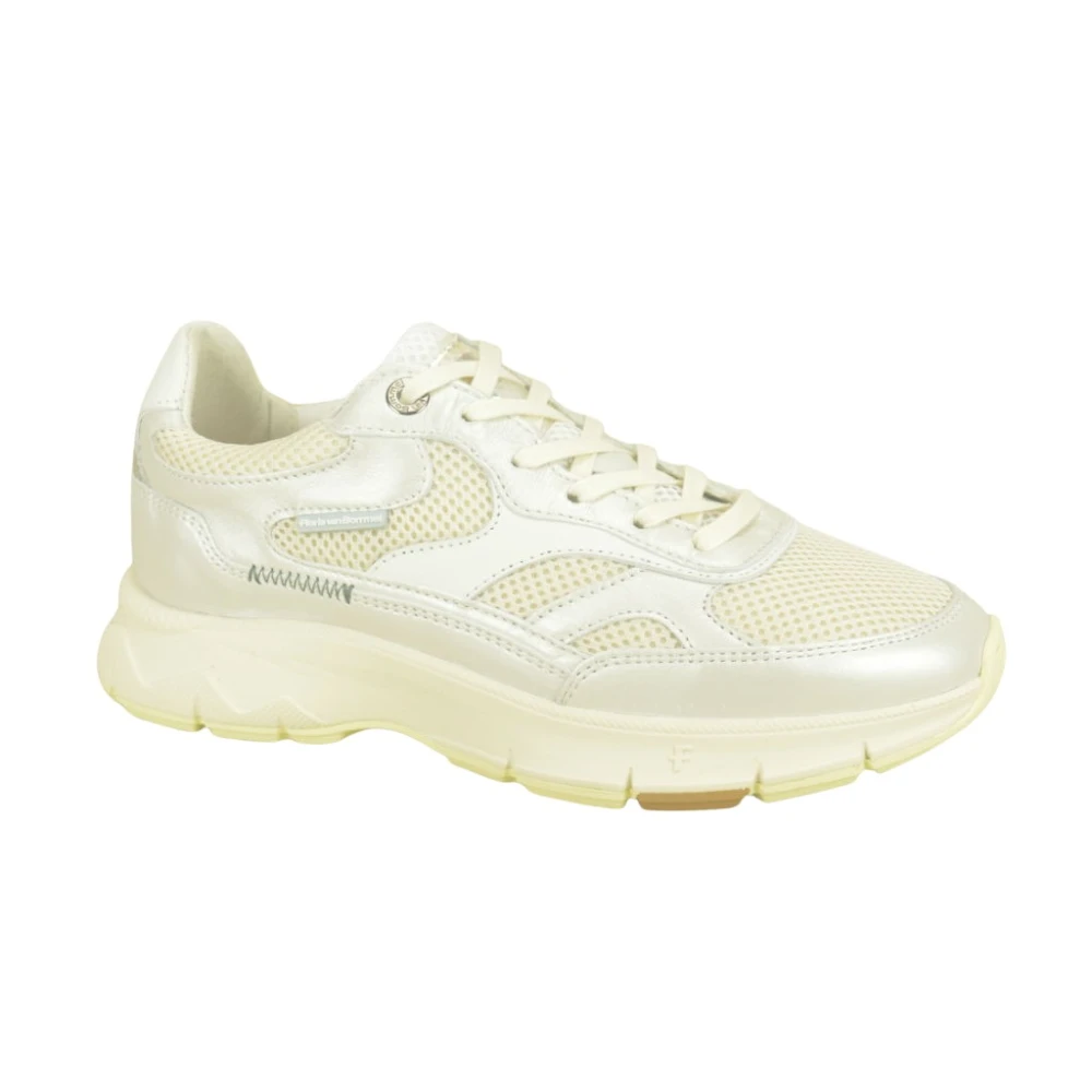 Floris van Bommel Mesh Runner Sneakers Dames Schoenen Grijs