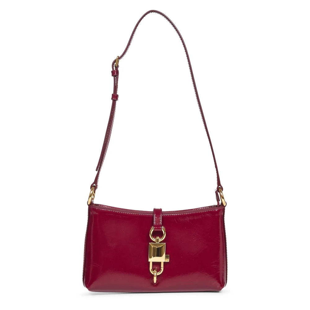 Dolce & Gabbana Lock Shoulder Bag - Female - Shoulder Bags - Red - One Size - Bags