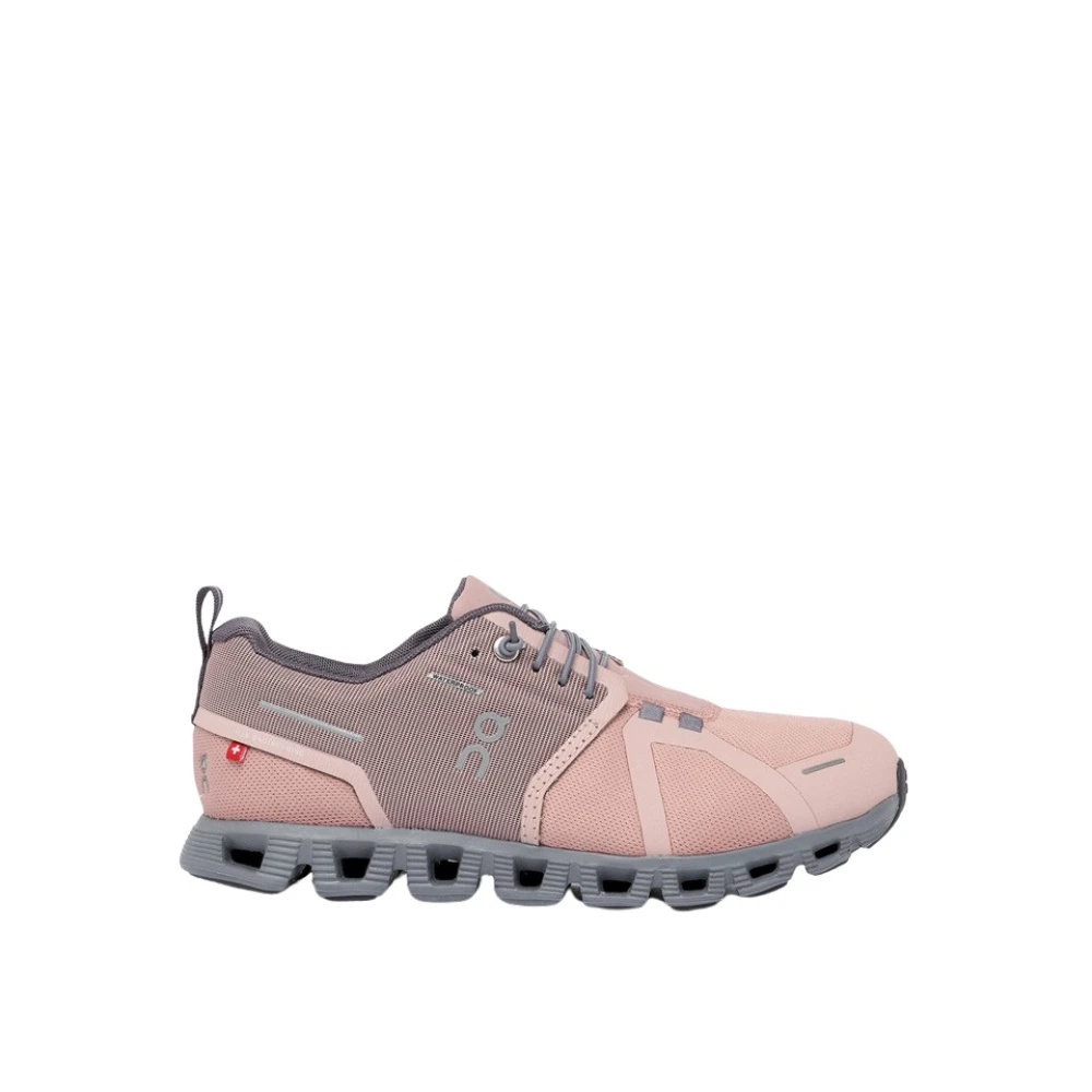 On Running Cloud 5 Vattentäta Sneakers Pink, Dam