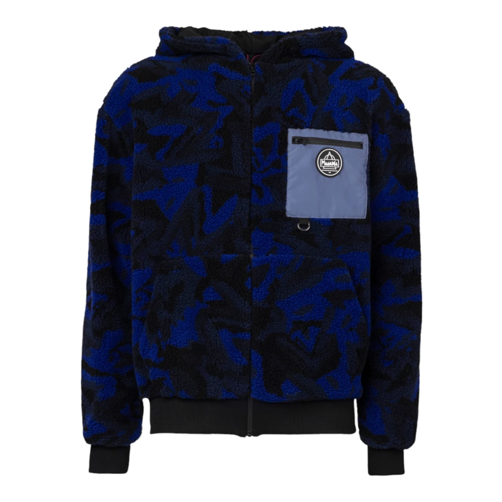 Mauna Kea Heritage Sherpa Hoodie Sweaters Blue Heren
