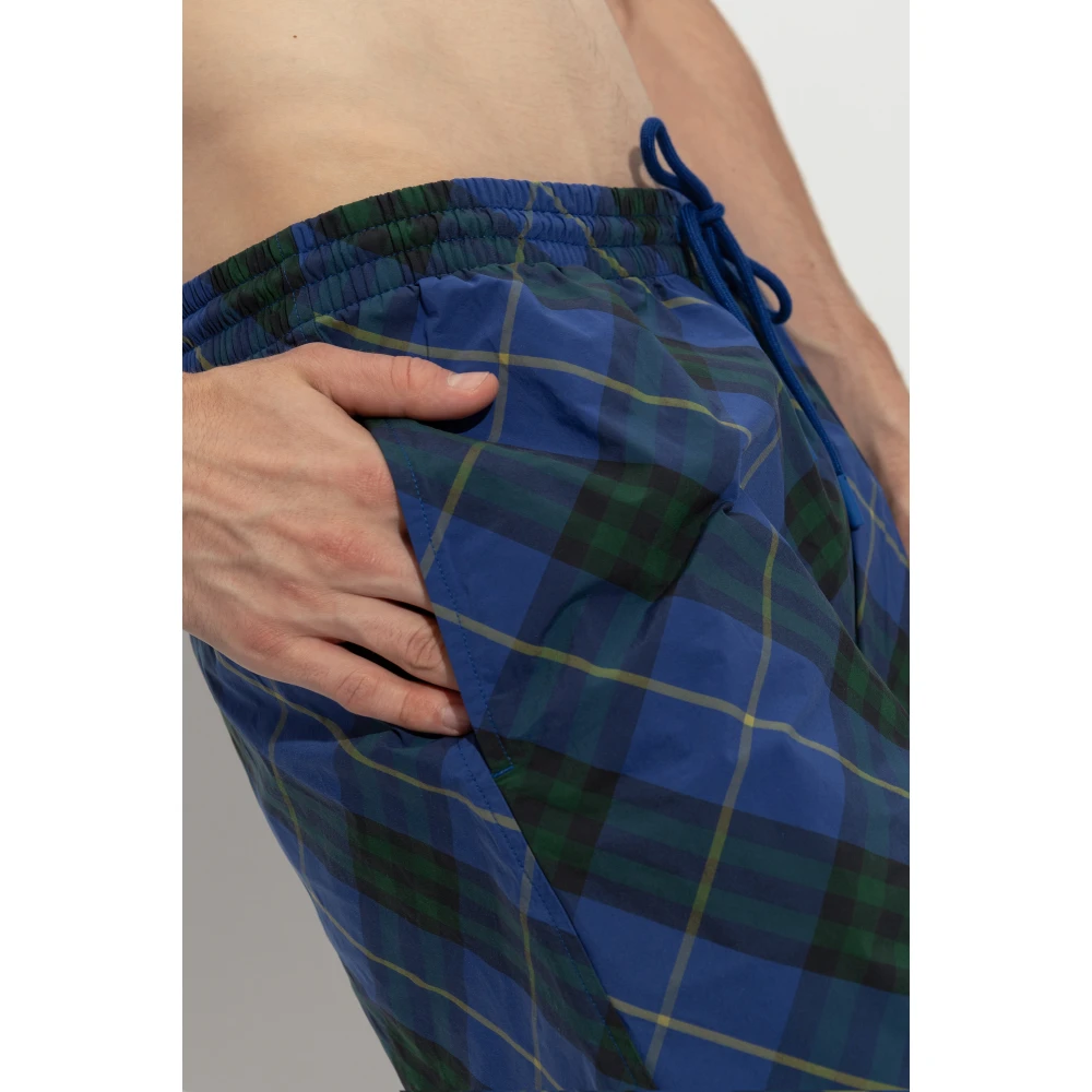 Burberry Zwembroek Blue Heren