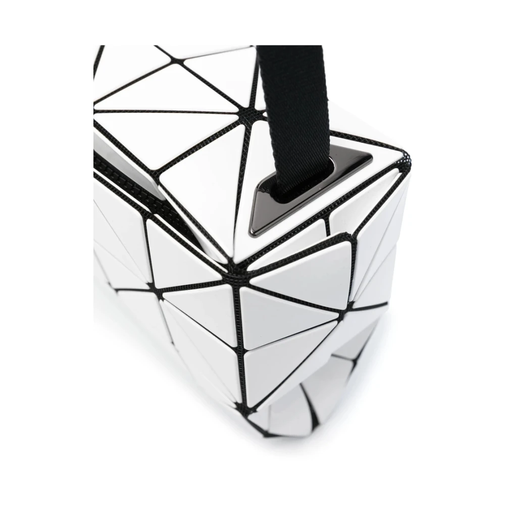 Issey Miyake Witte Schoudertas met Ritssluiting White Dames