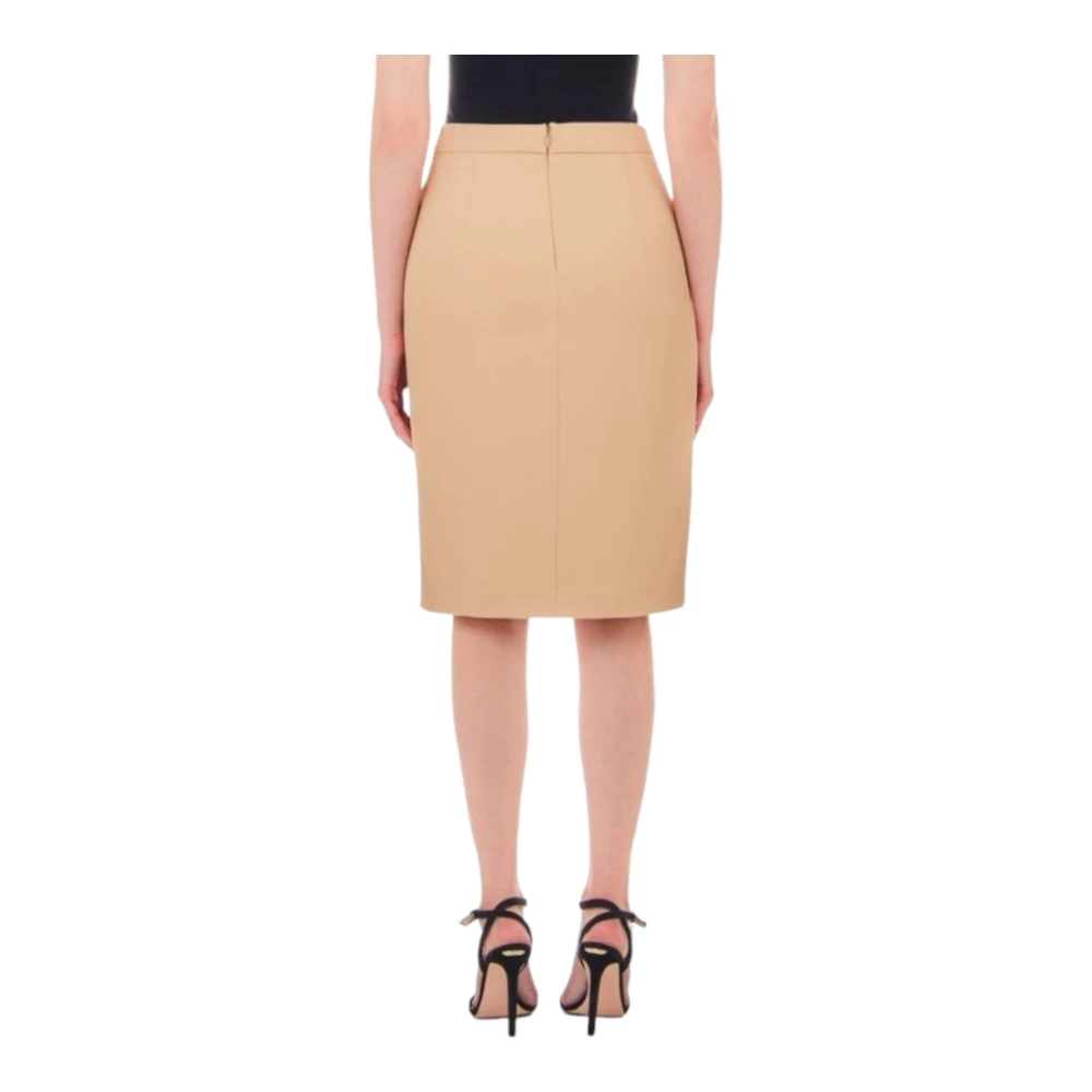Liu Jo Korte Rok Trendy Mode Stijl Beige Dames