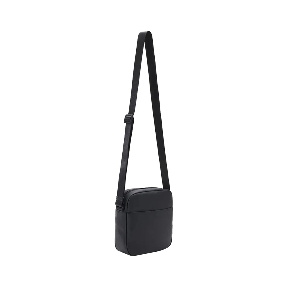 Armani Exchange Zwarte Crossbody Tas Minimalistisch Ontwerp Black Heren