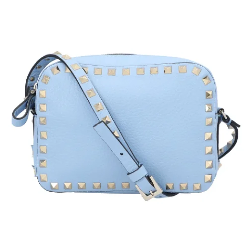Valentino Leather shoulder-bags Blue Dames