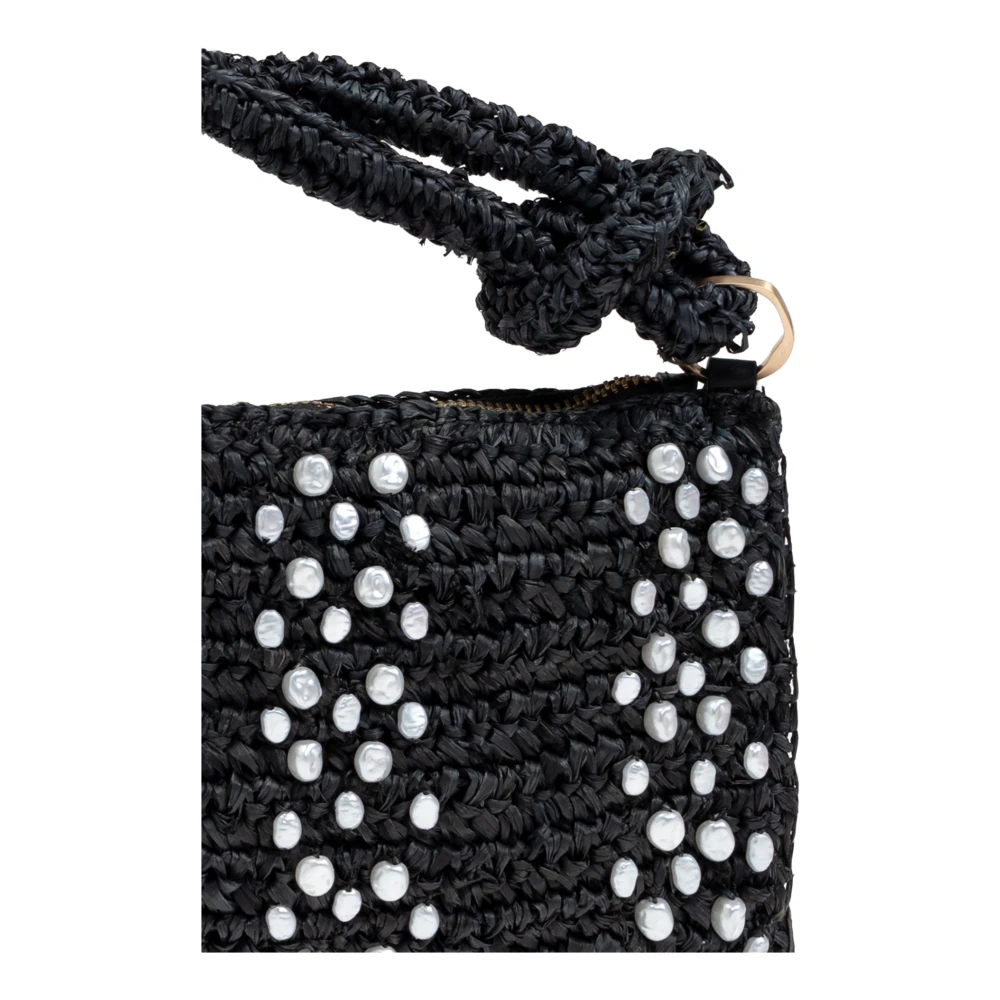 Cult Gaia Handtas Hera Nano Black Dames