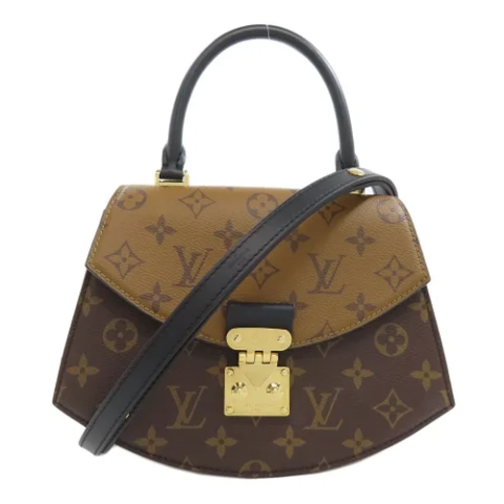 Louis Vuitton Vintage Pre-owned Canvas handbags Brown Dames