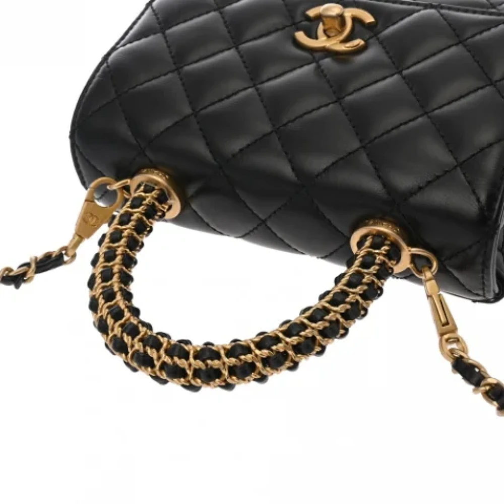 Chanel Vintage Pre-owned Fabric chanel-bags Black Dames