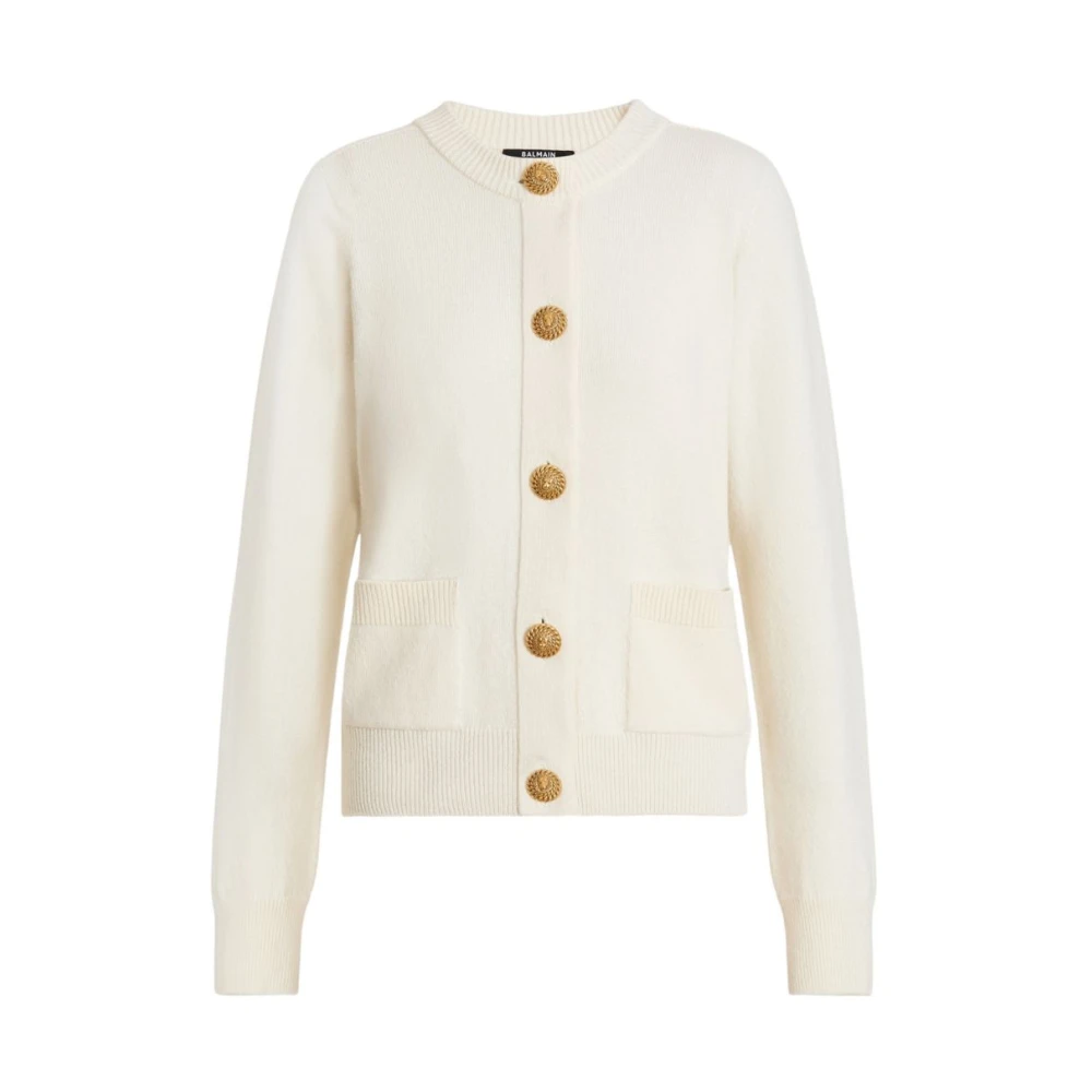 Balmain Donna Bianco - Cardigans - Knitwear - S
