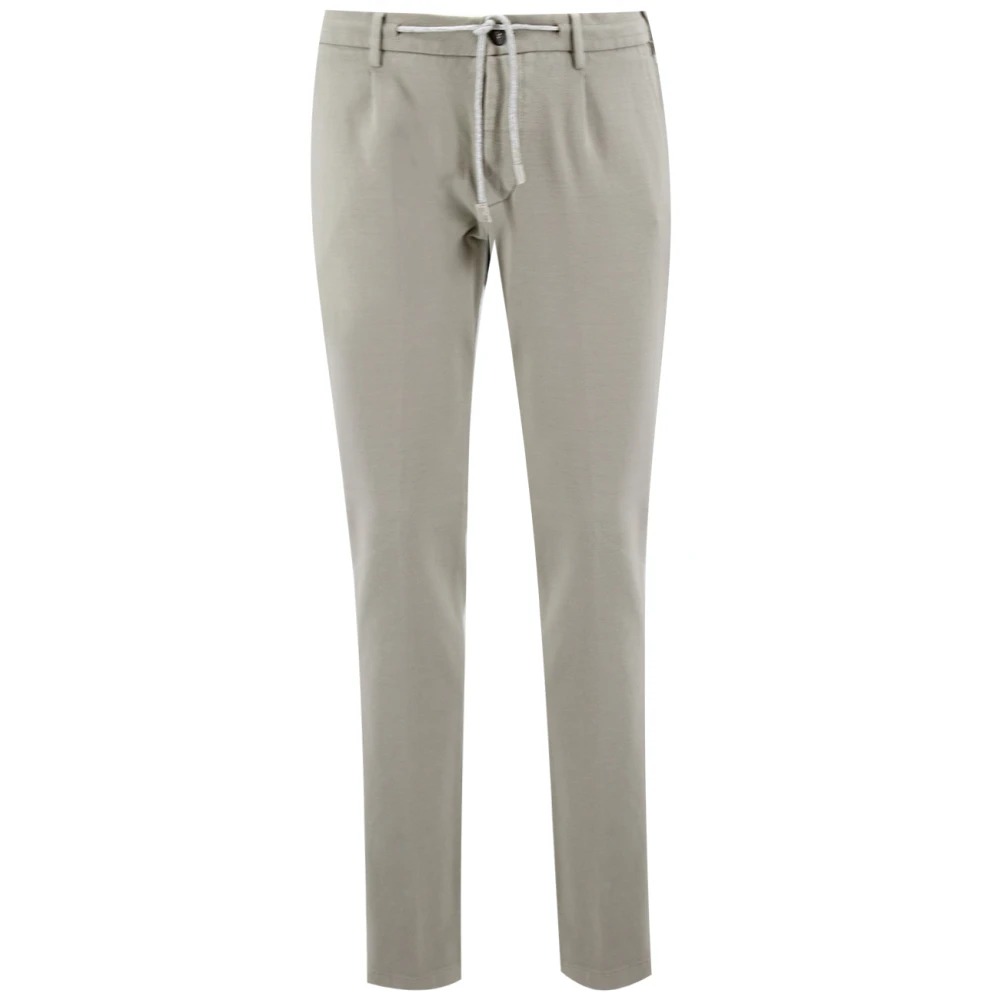 Eleventy Men's Gray Slim-Fit Trousers - Slim-Fit Trousers - W38 - Trousers