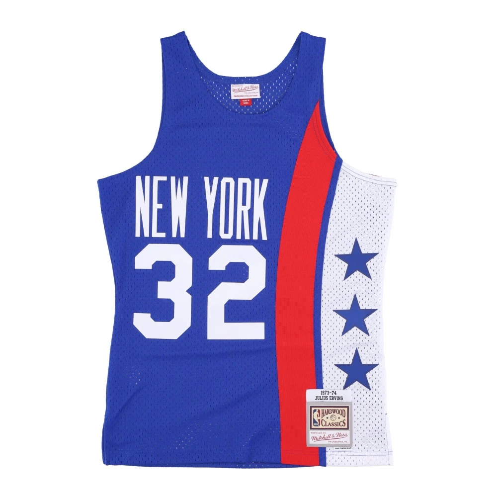 Mitchell & Ness Julius Erving Basketbal Tanktop Blue Heren