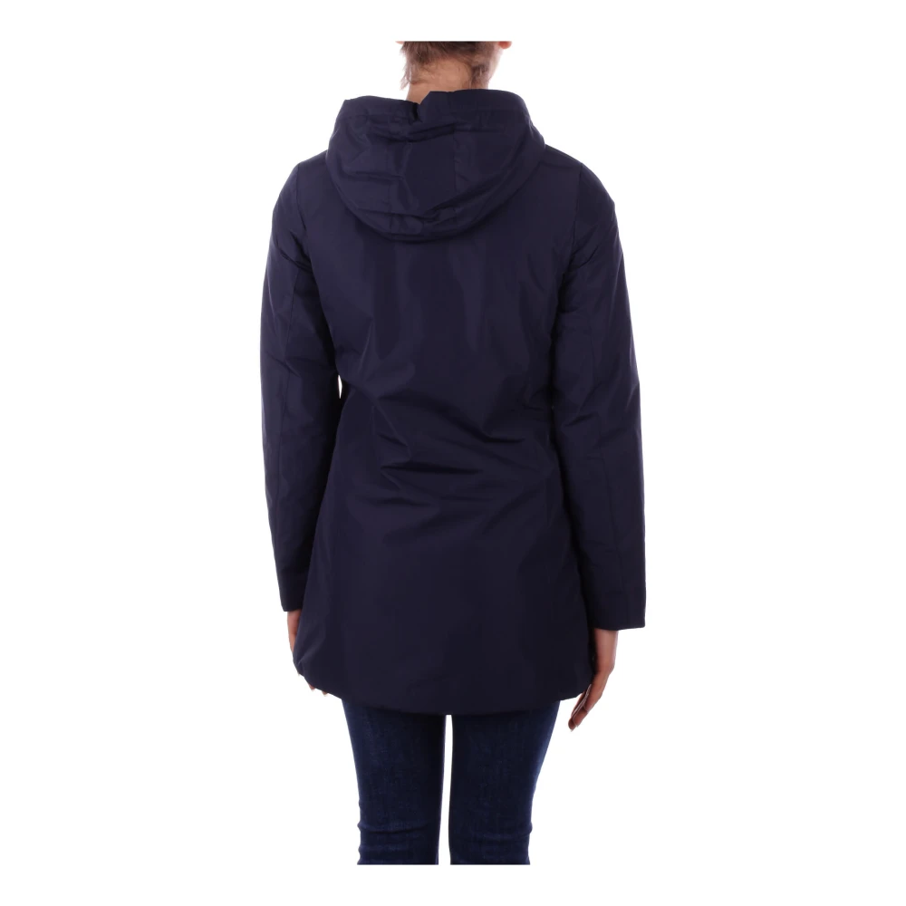 Suns Blauwe hoodie met ritssluiting Blue Dames