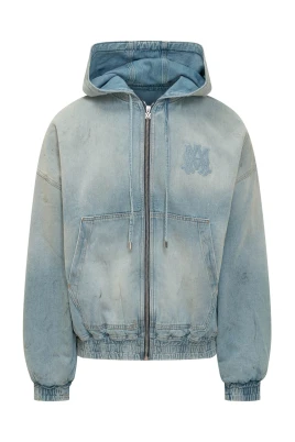 MA Denim Zip Hoodie