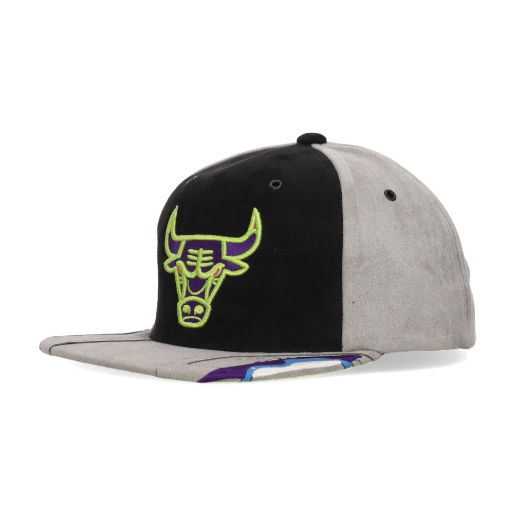 Mitchell & Ness Chicago Bulls Snapback Pet Zwart Paars Multicolor Heren