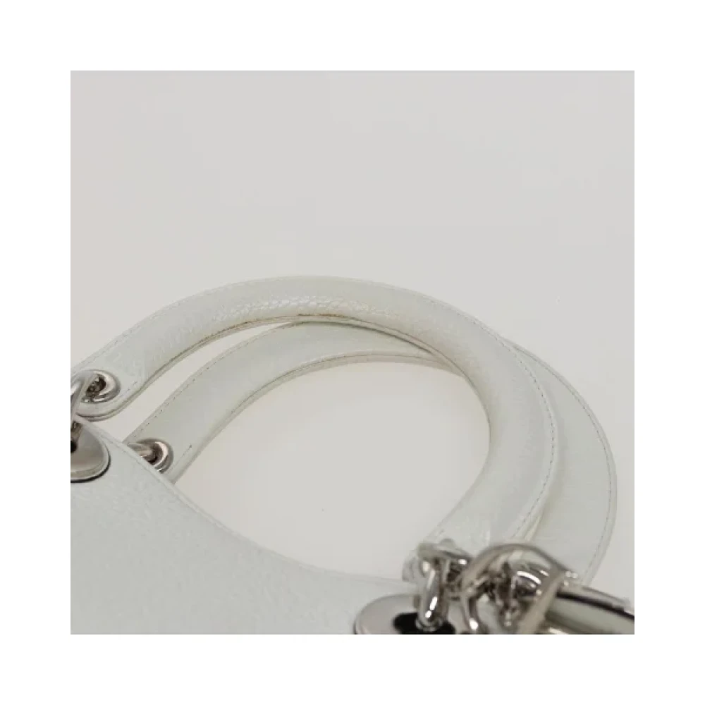 Dior Vintage Pre-owned Leather dior-bags White Dames