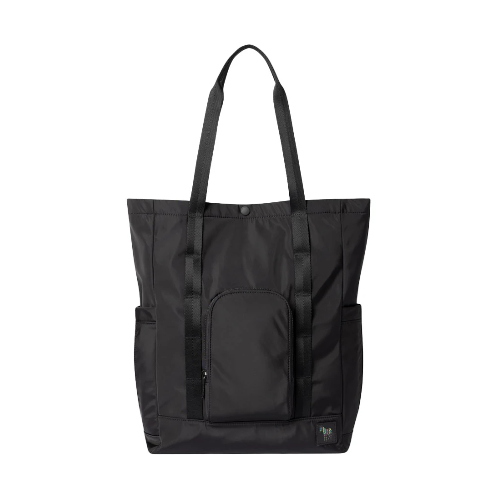 PS By Paul Smith Stijlvolle Tote tas van polyester Black Heren
