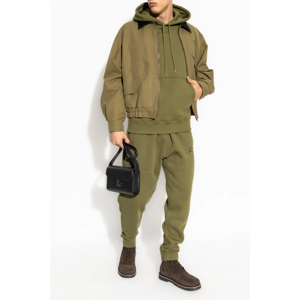 Maison Kitsuné Sweatpants Green Heren