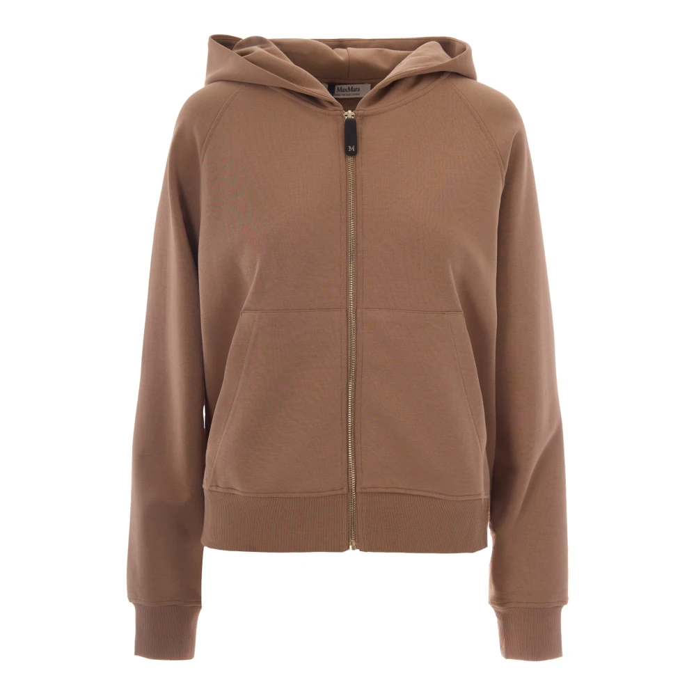 Max Mara Studio , Zip-Throughs, Female, Brown, M, Zip-Throughs