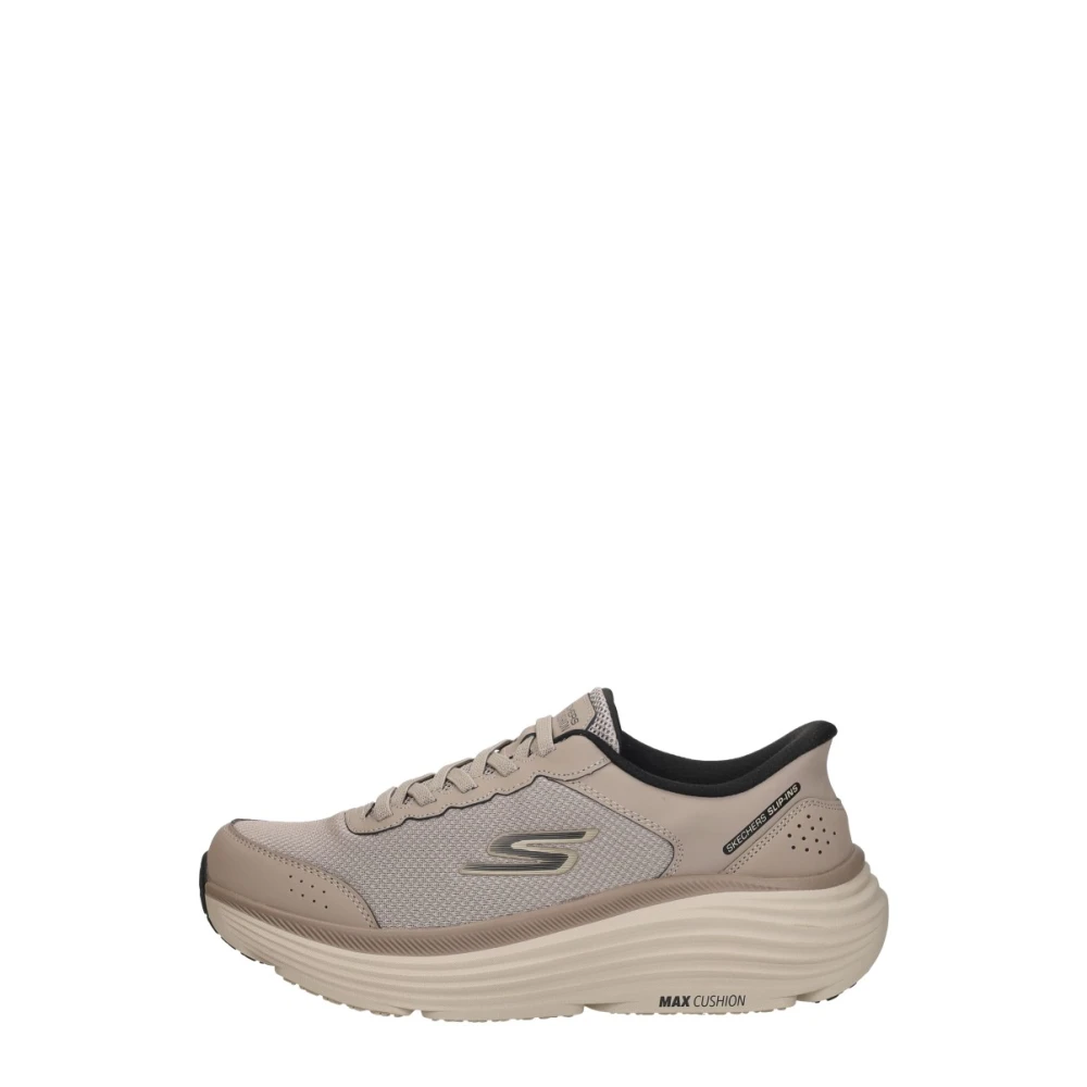 Skechers Max Cushionin Sneakers Laag Heren Schoenen Beige