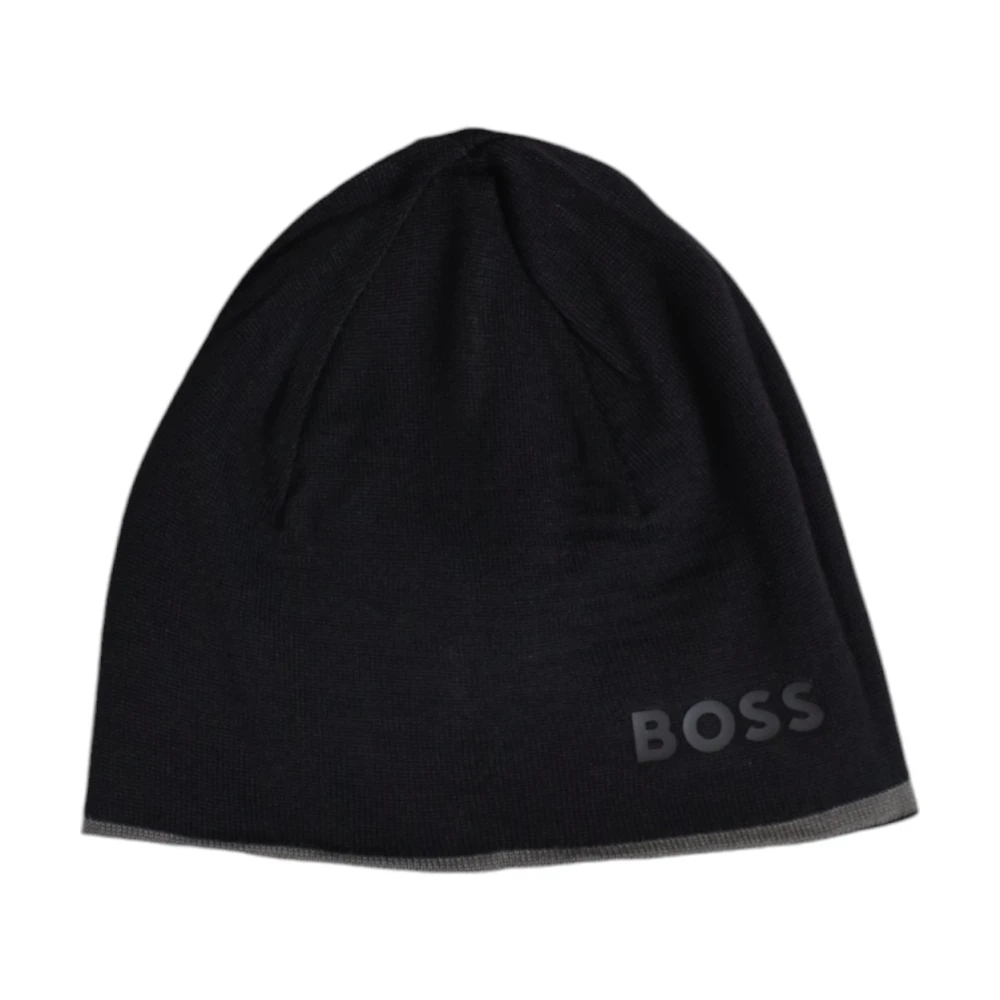 Hugo Boss Stijlvolle herenhoeden voor herfst winter Black Heren