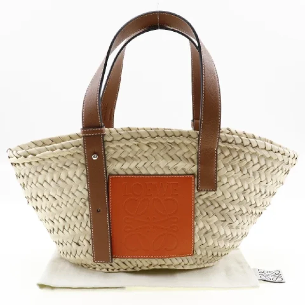 Loewe Pre-owned Fabric shoulder-bags Beige Dames