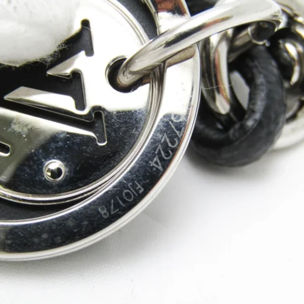 Louis Vuitton Vintage Pre-owned Silver key-holders Black Heren