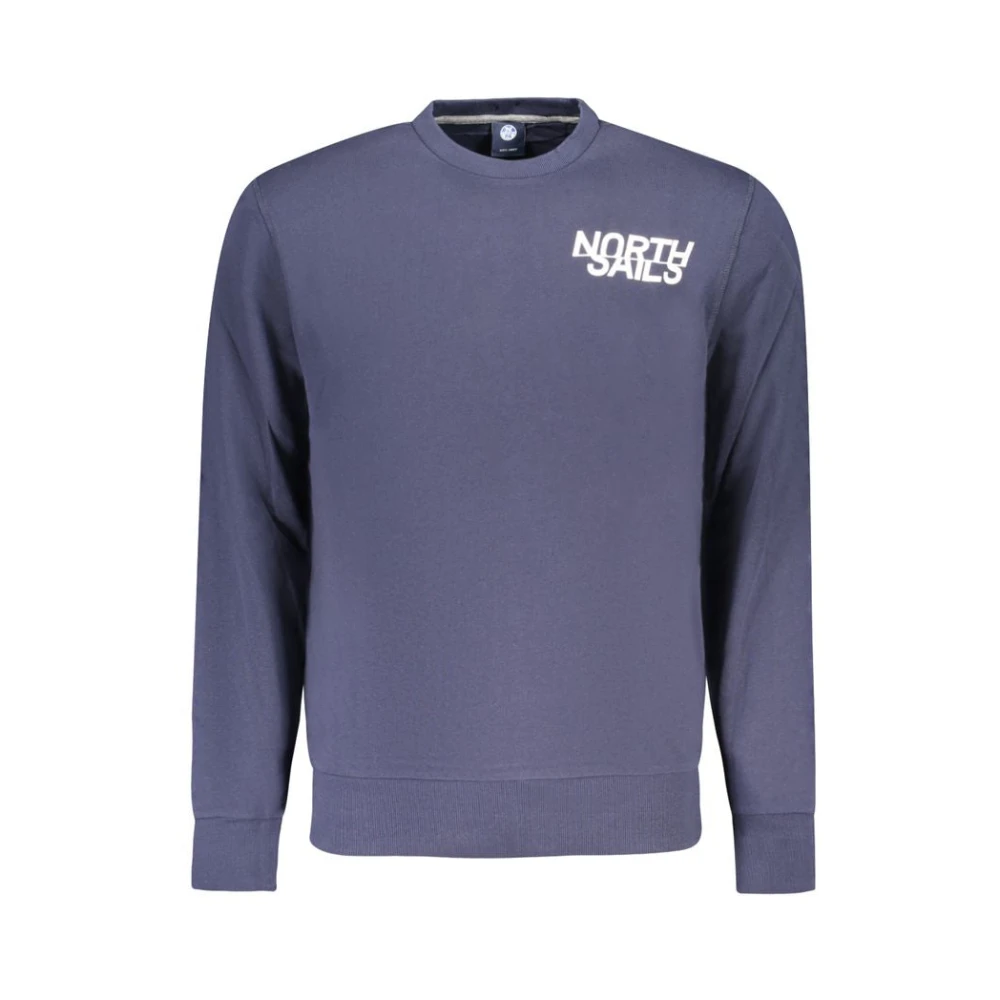 North Sails Men's Blue Sweatshirts, L, Long-Sleeved Sweatshirt
