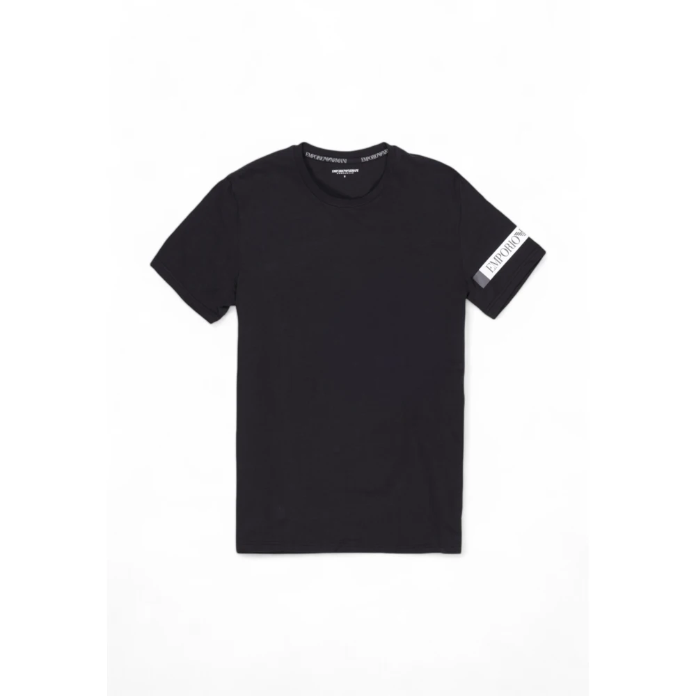 Emporio Armani Mannen Herfst Winter T-shirt en Polo Black Heren