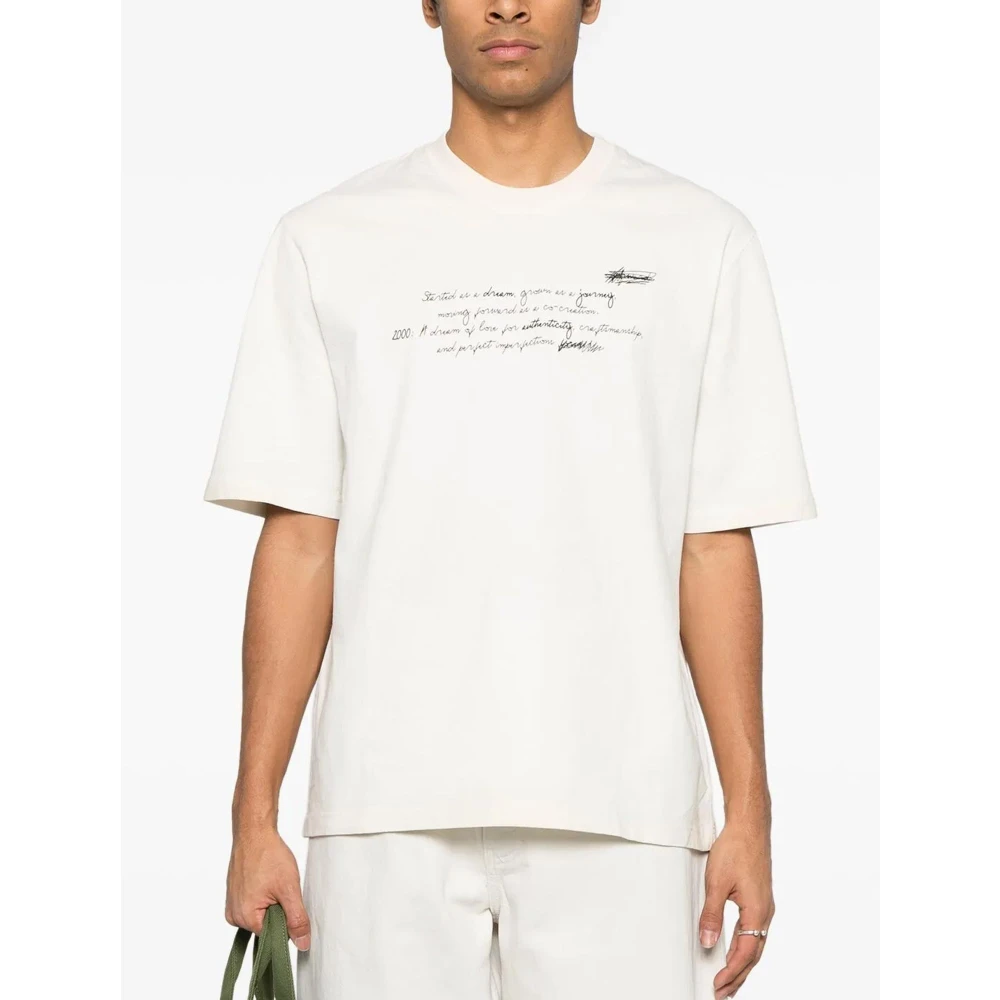 Golden Goose Stijlvolle T-shirts en Polos White Heren