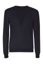 pull-col-rond-en-coton-bleu-marine