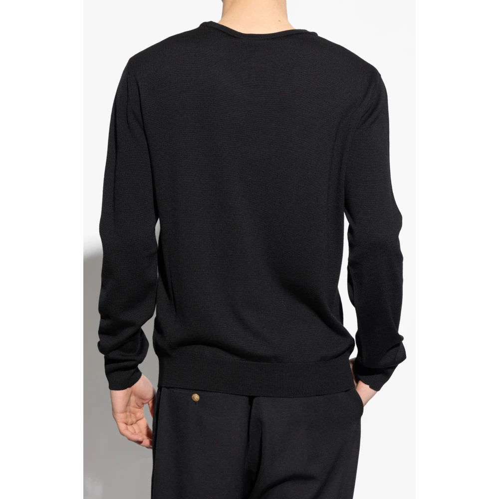 Balmain Wollen trui Black Heren