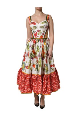 vegetable-print-a-line-midi-dress