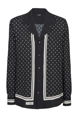 chemise-imprime-foulard-monogramme