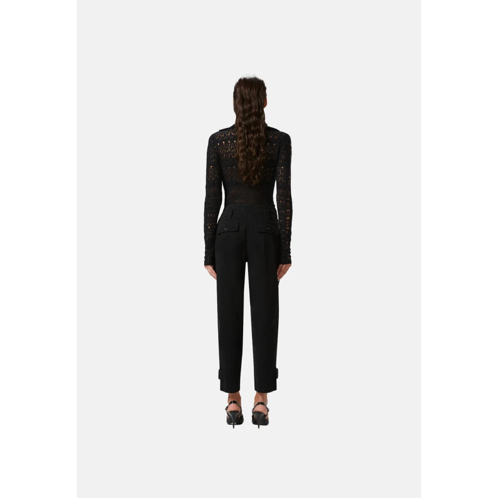 pinko Casual Denim Broek Black Dames
