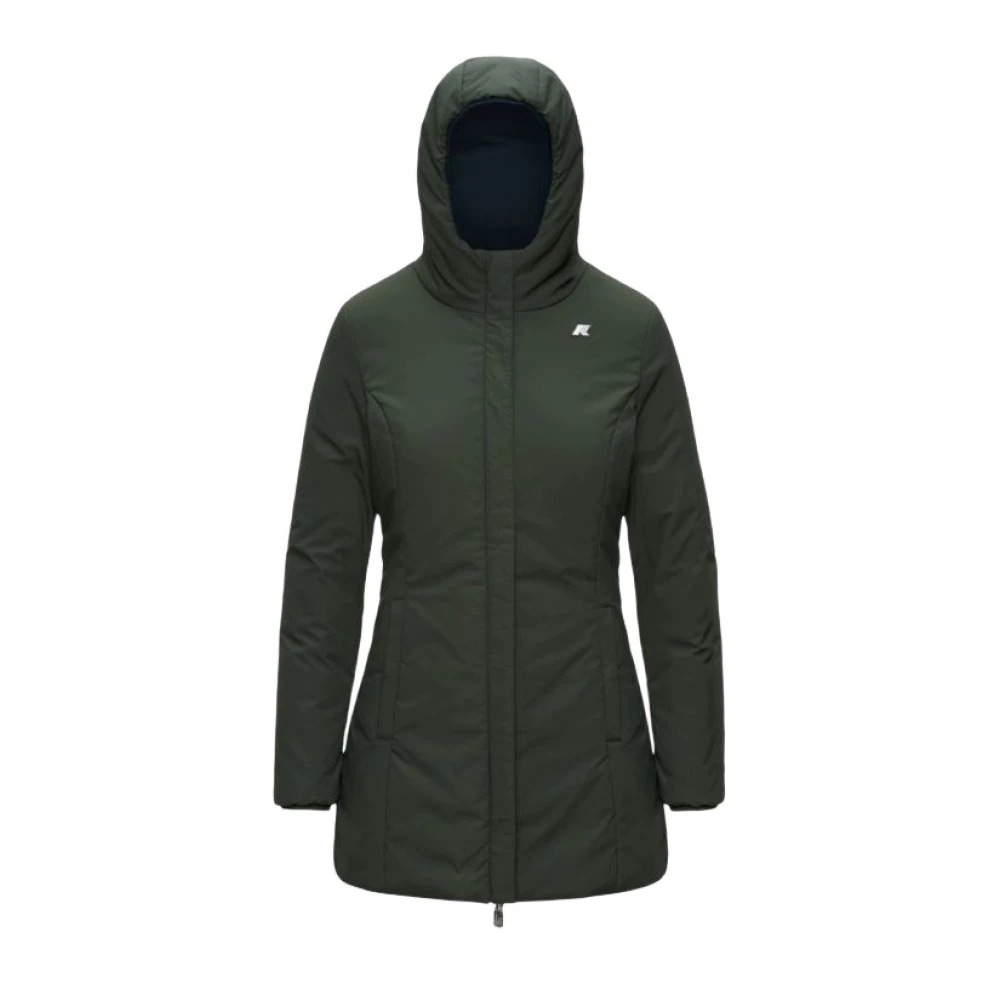 K-Way Donna Verde Giacche, M, New,